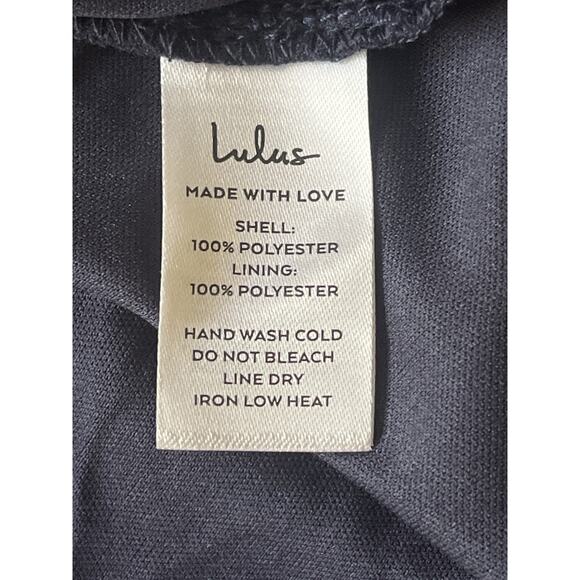 Lulus Sincerely Exquisite Maxi Dress Navy Blue XL – NWT Sold Out Size - Picture 13 of 13